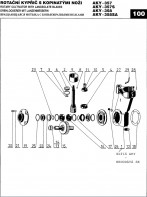 Převodová skříň AKY 358 - náhradní díly